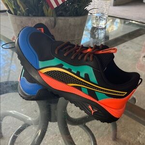 Puma Athletic Shoes - Black, Blue, Orange, Green
